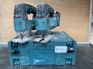 2x Accu Decoupeerzaag, Makita, DJV182, 2019/2020