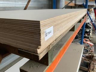 9x Multiplex platen, wit