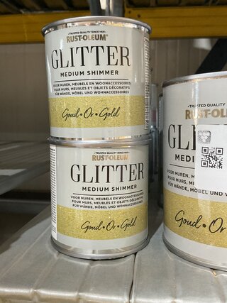 Ca. 16x Rust-oleum glitter diverse kleuren