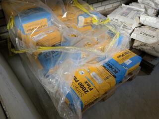 3x Pallets voeg en lijmmortel, O.a. Wieneberger Poriso