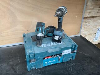 2x Accu Boormachine, Makita, DDF484