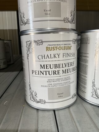 5x Diverse kleuren rust-oleum kalkverf