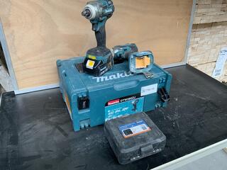 2x Accu Slagmoersleutel, Makita, DTW285, 2019