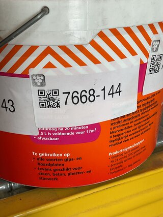Ca. 22x Albastine gipsplaat latex