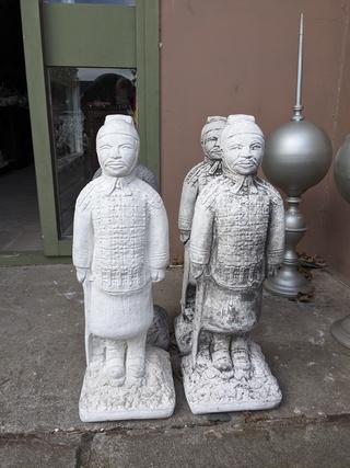 4x  Tuinbeeld Chinese wachter