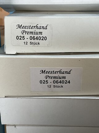 5x Meesterhand kwasten