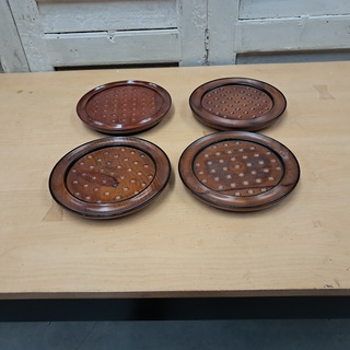 4x Houten solitaire bord