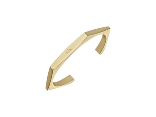 Armani Exchange Heren gouden roestvrij stalen armband, AXG0138710