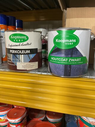 Ca. 23x Koopmans diverse verf en lak