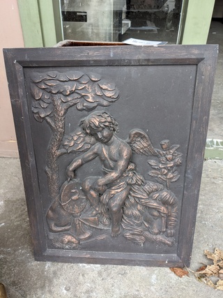 Bloempot en plaquette