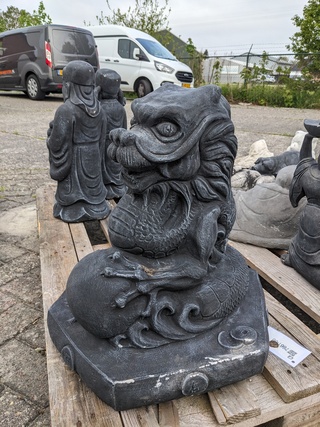 Chinese draak zwart