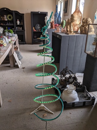 8x Kerstboom lichtslang