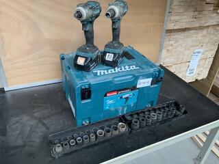 2x Accu Slagmoersleutel, Makita, DTW285