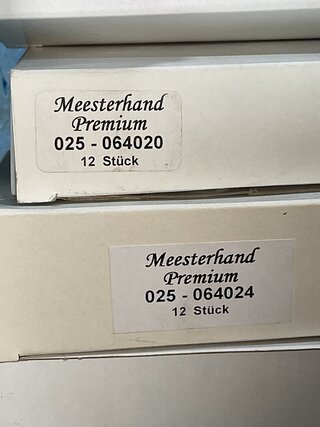 Ca. 10x Meesterhand kwasten