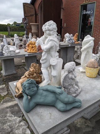 5x Tuinbeeld divers