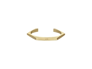 Armani Exchange Heren gouden roestvrij stalen armband, AXG0138710