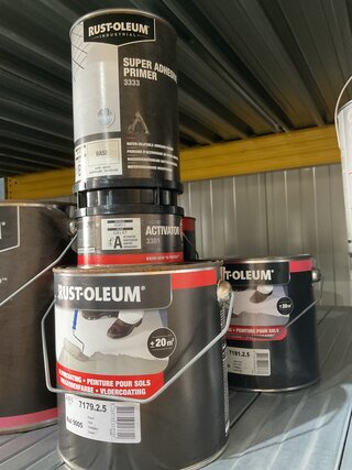 5x Diverse rust-oleum