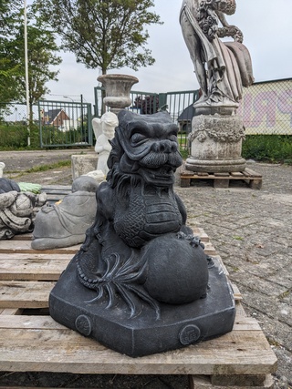 Chinese draak zwart