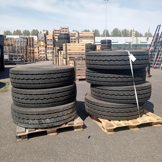 7x Vrachtwagenband, Michelin, XZY-2