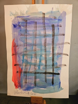 Peter Klashorst – Schilderij gesigneerd