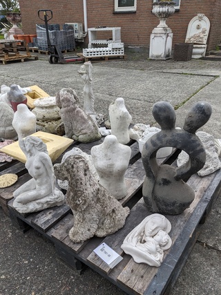 6x Tuinbeeld  divers