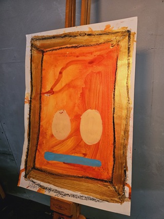 Peter Klashorst – Schilderij gesigneerd