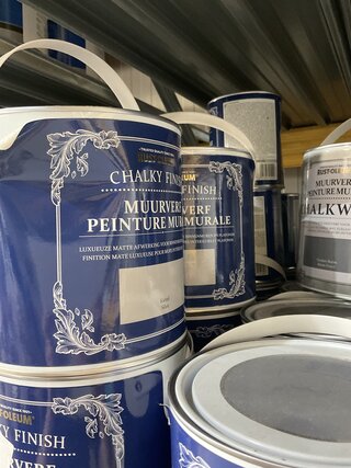 Ca. 11x Diverse kleuren rust-oleum kalkverf