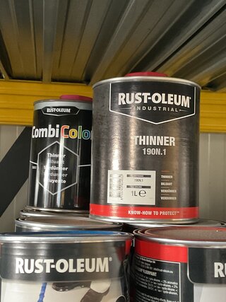 Ca. 24x Diverse soorten rust-oleum