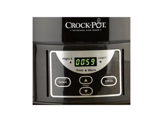 CrockPot Slow Cooker 4,7L programmeerbaar Zwart