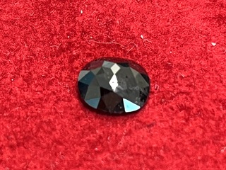 Diamant – 1.99 carat echte natuurlijke zwarte diamant in ovaal vorm (g