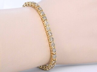 Gouden armband met diamanten 9.00 carat