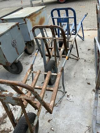 3x Stenenkruiwagen