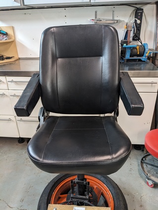 Barkruk, eigen fabricaat, Kawasaki onderdelen
