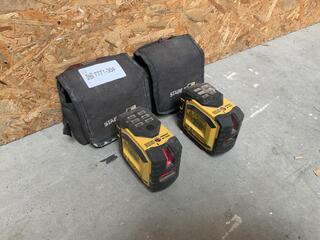 2x Lijnlaser, Stabila, LAX300