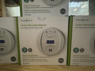 7x Koolmonoxidemelder met display, Nedis