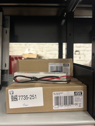 Ca. 13x Led driver, Mean Well, LPH-18-12