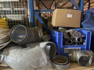 Partij installatiemateriaal buizen/koppelstukken