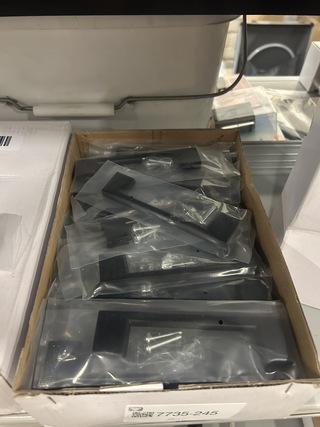 Ca. 200x Lade handvat 96mm zwart