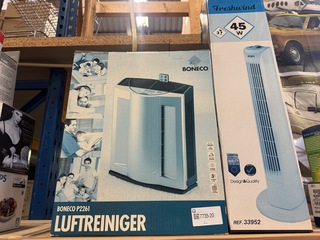 Luchtreiniger, 1x torenventilator Boneco, EDM