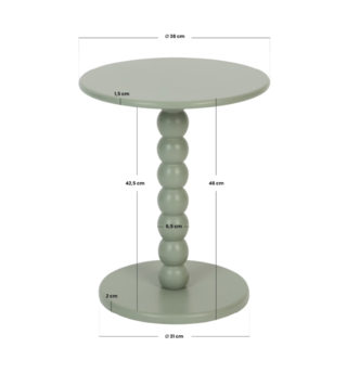 Bijzettafel D38 x H47 cm Atmosphera, Chamlo