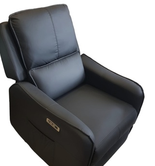 Elektrische verstelbare lounge fauteuil, Black, 2025