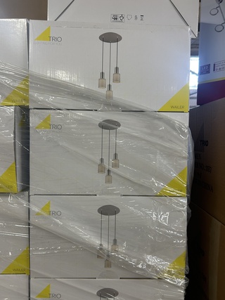 Ca. 50x Design hanglamp 3-lichts Trio, Wailer