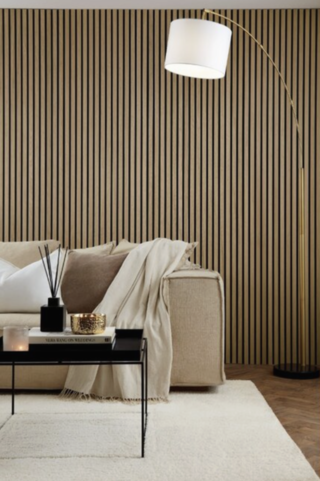 4x Akoestisch wandpaneel esdoorn licht hout 270x60cm