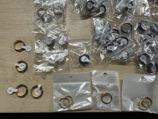 Ca. 315x (Online) voorraad juwelier Stainless steel ringen van hoge kw