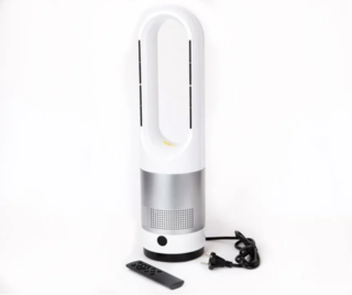 8x Bladloze ventilator-kachel warm/koud wit-zilver
