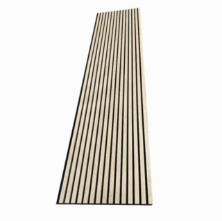 4x Akoestisch wandpaneel esdoorn licht hout 270x60cm