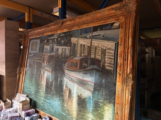 Schilderij in lijst handgeschilderd 170×130
