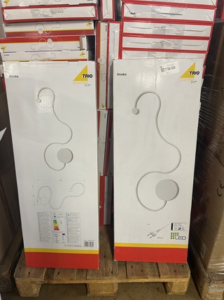 Ca. 30x Led wandlamp (led geïntegreerd) Trio, Snake
