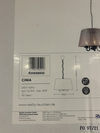 Ca. 16x Hanglamp RL