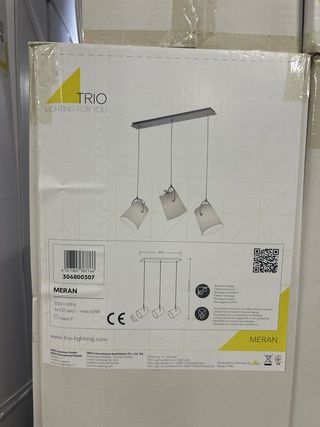 Ca. 25x Hanglamp 3-lichts Trio, Meran